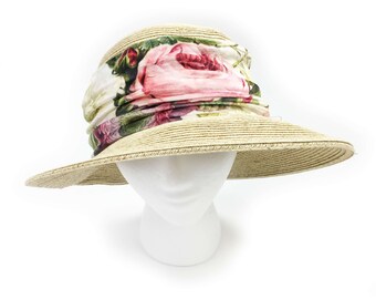 Garden Floral Versatile Scarf, Headband, HatBand, Neck Warmer, Washable, Ladies Scarf, Velour Scarf, Designer Gaiter,Velour/Silky Soft Knit