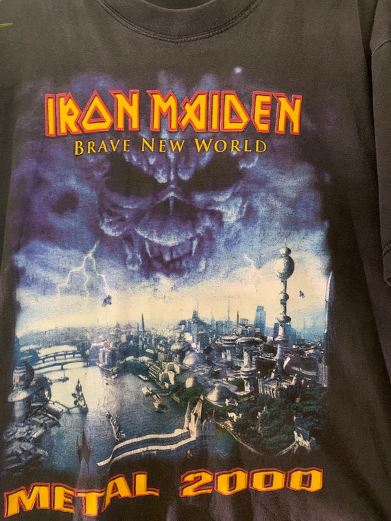 Vintage 2000s Iron Maiden tee M - image 3