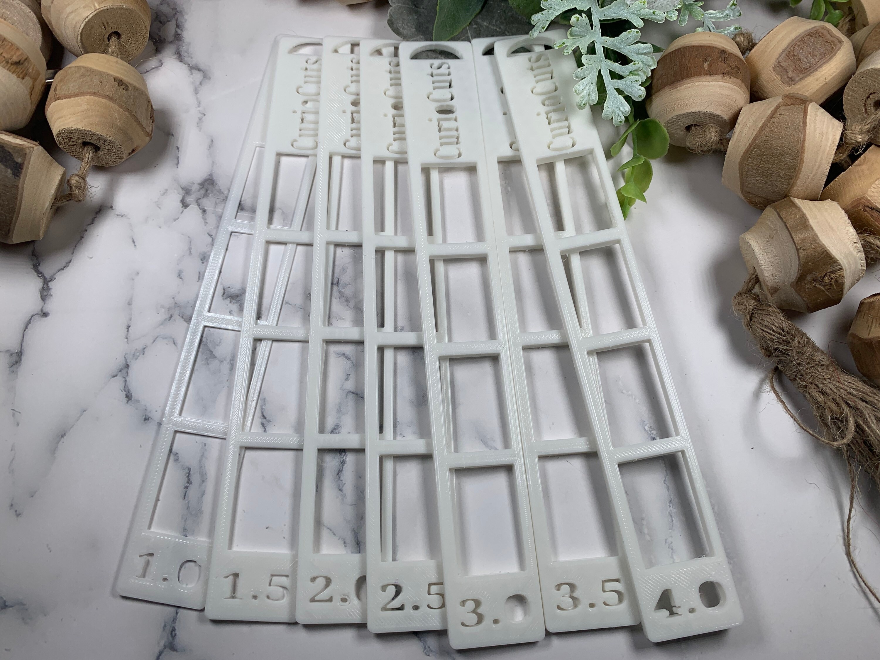 Clay Depth Rolling Guide Thickness Clay Gauge 7 Sizes 1mm Etsy