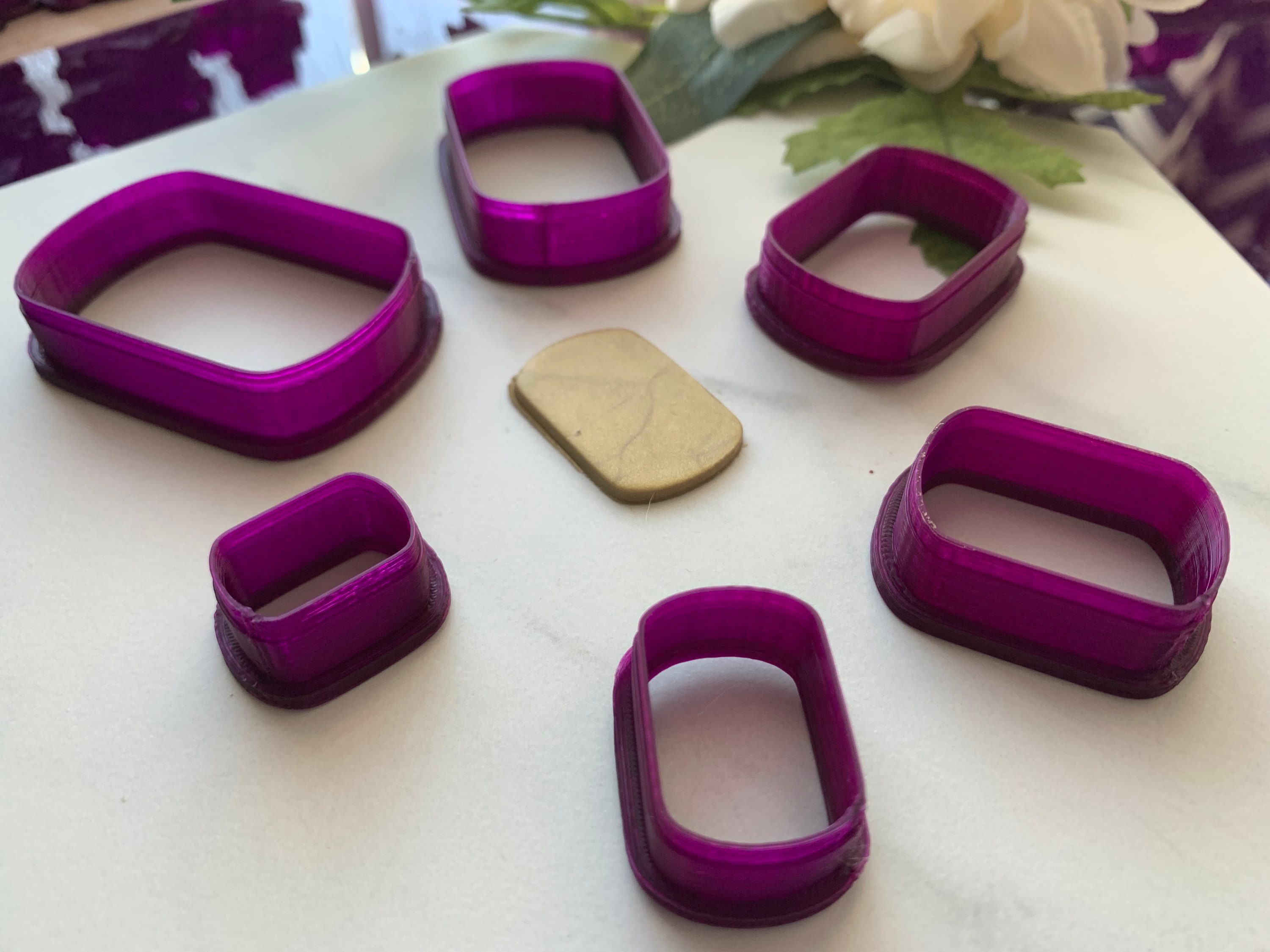 Capsule Polymer Clay Cutter Jewelry Earring Making Cutters Etsy