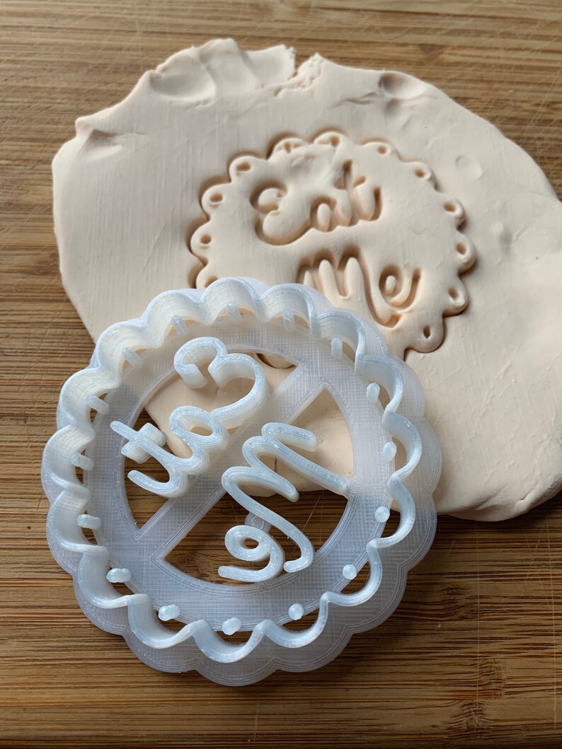 Eat Me Cookie Cutter Fondant Cutter Clay Tools Biscuit Etsy