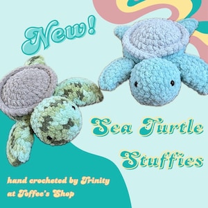 Crochet Sea Turtle Plushie