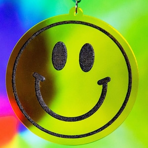 Smiley Emoji Hand bemalt Ornament