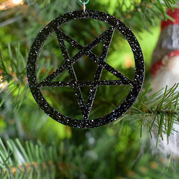 Pentagram Cut Out Ornament