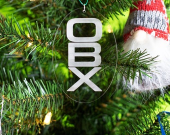 OBX Outer Banks Oval Ornament