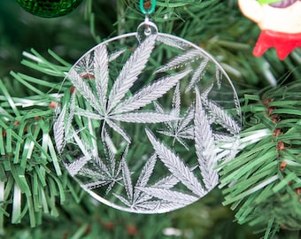 Marijuana Leaves Ornament