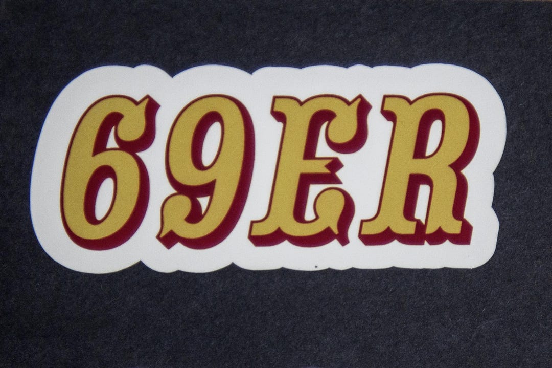 69ER Vinyl Sticker - Etsy