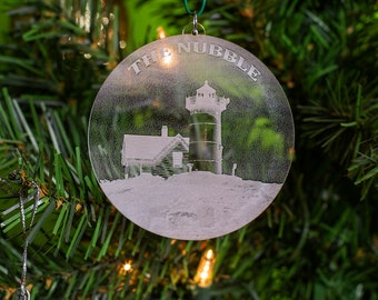 The Nubble Lighthouse Christmas Ornament