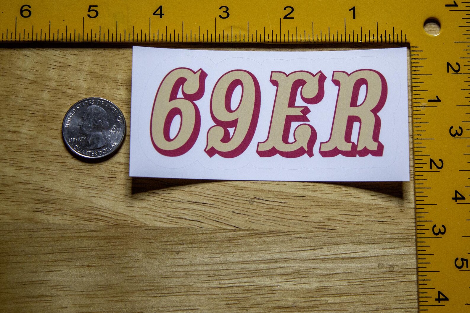69ER Vinyl Sticker - Etsy