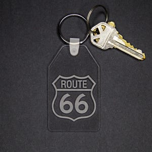 Route 66 Plastic Key Chain