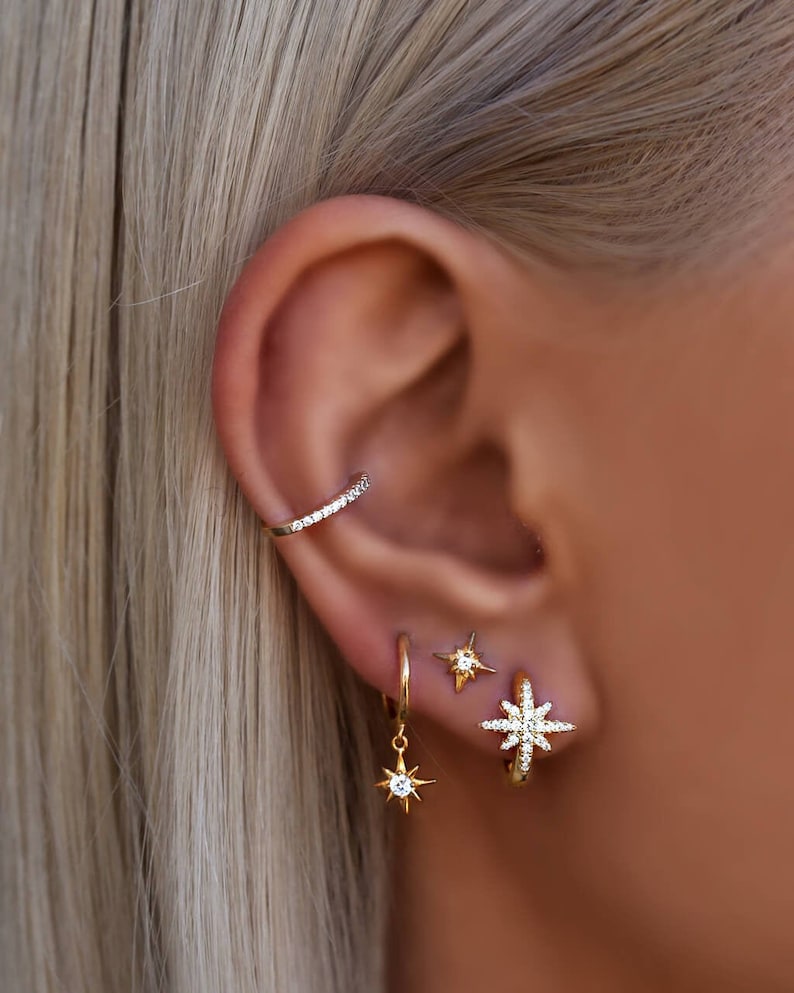 Gold ear cuff No Piercing Ear Cuff Dainty Ear Cuff Etsy