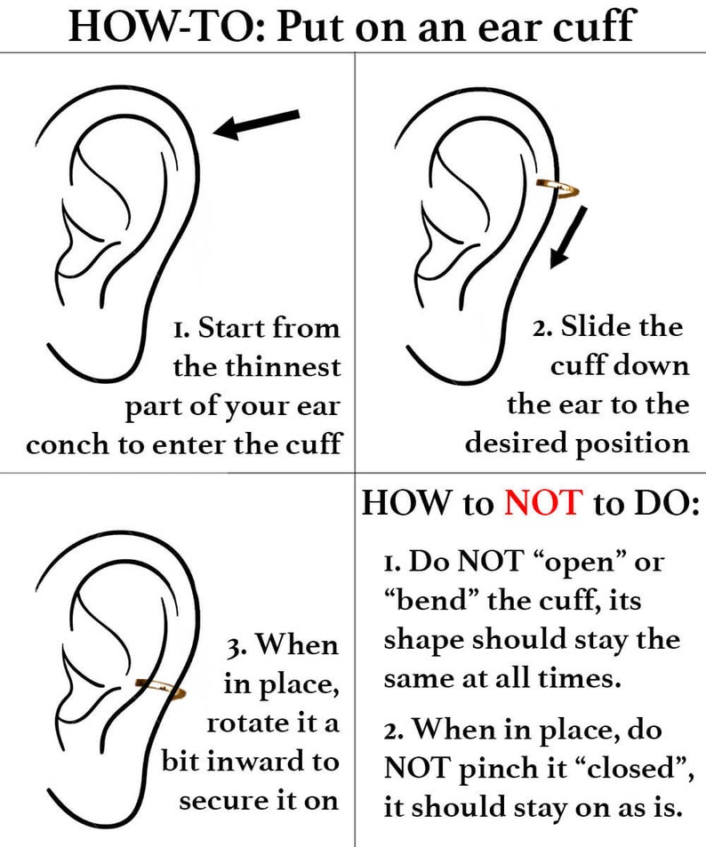 Ear Cuff That Doesn't Require Piercing Etsy
