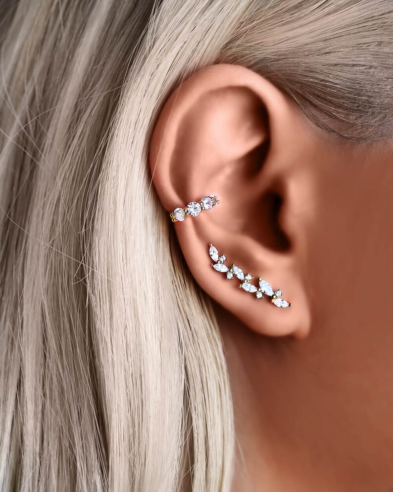 Rose gold ear crawler Clearance