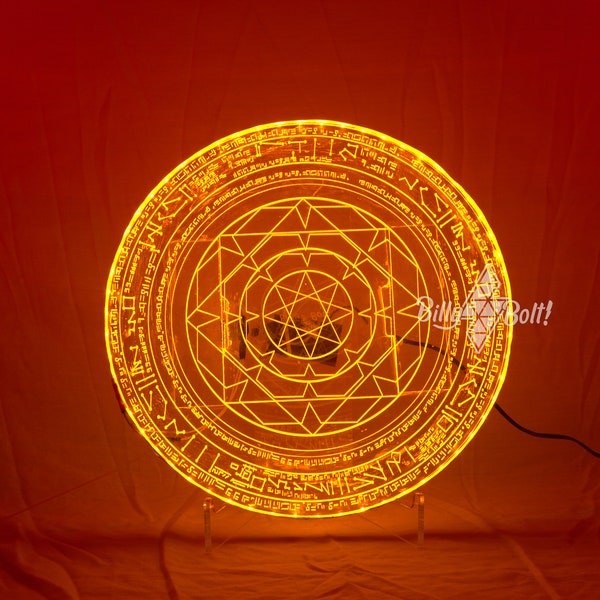 Doctor Strange Inspired LED Magic Spell Disk Cosplay Prop or Wall Art
