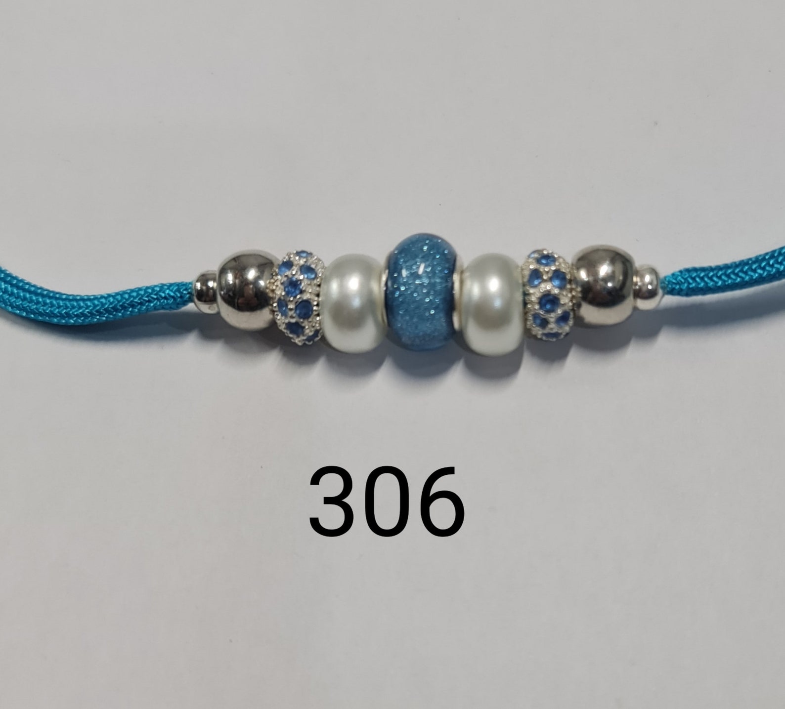Bling Dog Show Lead 306 Beads on Paracord Custom Made Blue Etsy