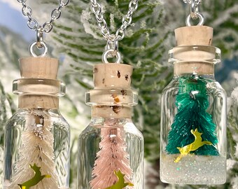 Winter Wonderland Snow Globe Necklaces