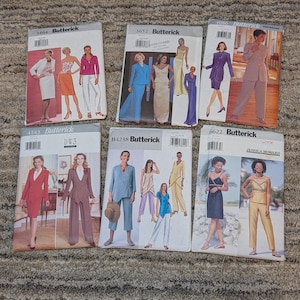 Butterick Ladies Skirt/Top/Pants/Jacket Patterns