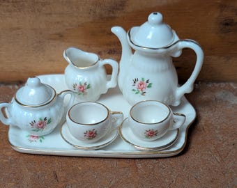 Miniature Ceramic Tea Set