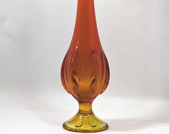 Epic Six Petal Persimmon12" Swung Bud Vase by VIKING