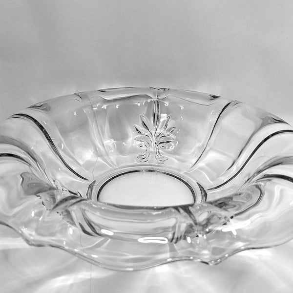 Baroque Clear 11" Rolled Edge Bowl by FOSTORIA