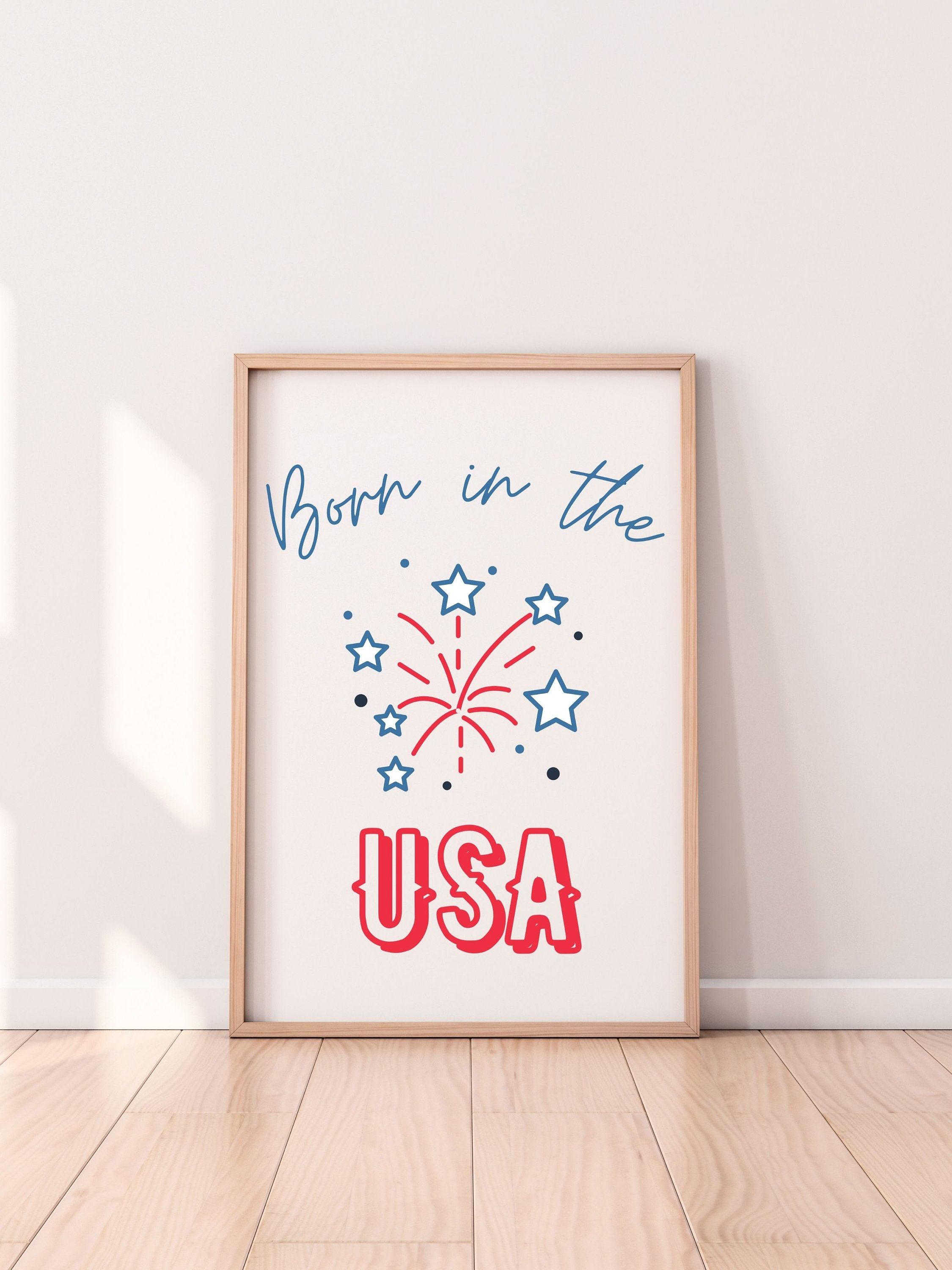 Fourth of July Printable 4th of July Digital Download 4th of July Wall ...