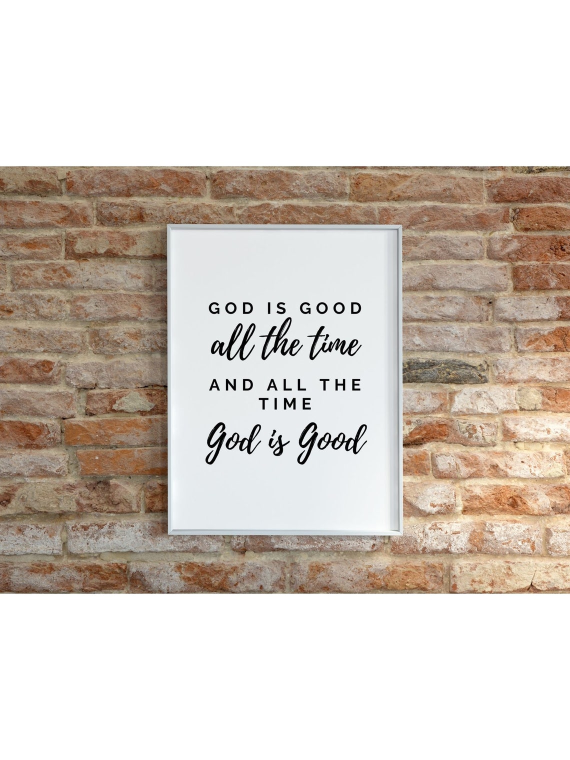 God is Good All the Time Sign Printable Fall Print Fall Decor Christian ...