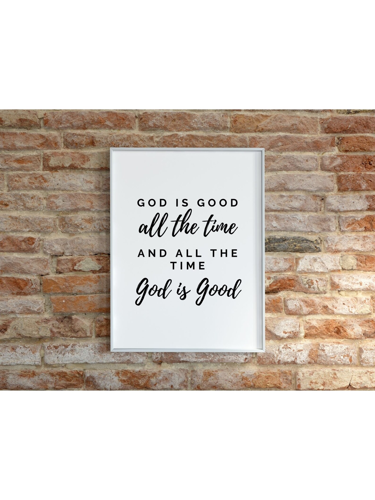 God is Good All the Time Sign Printable Fall Print Fall Decor Christian ...