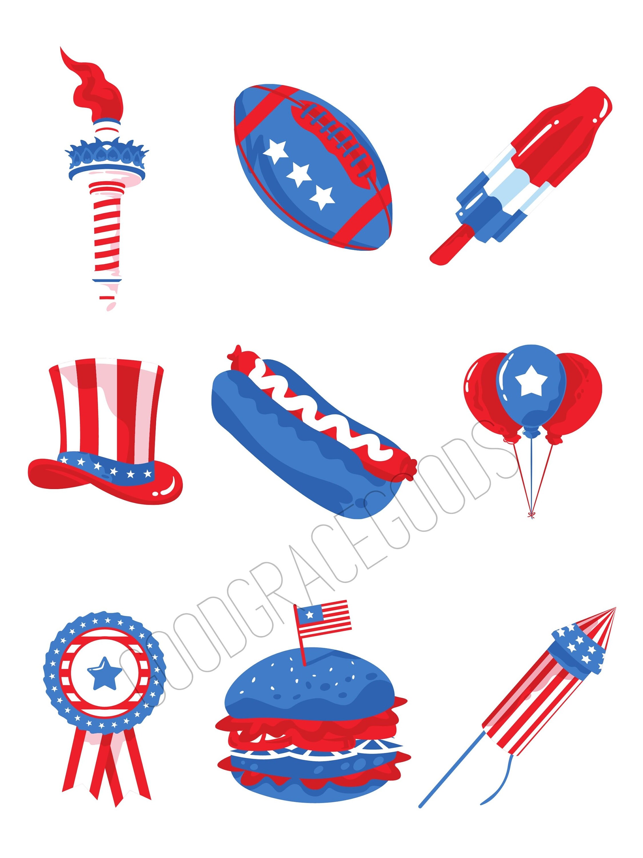 Fourth of July Printable 4th of July Digital Download 4th of - Etsy