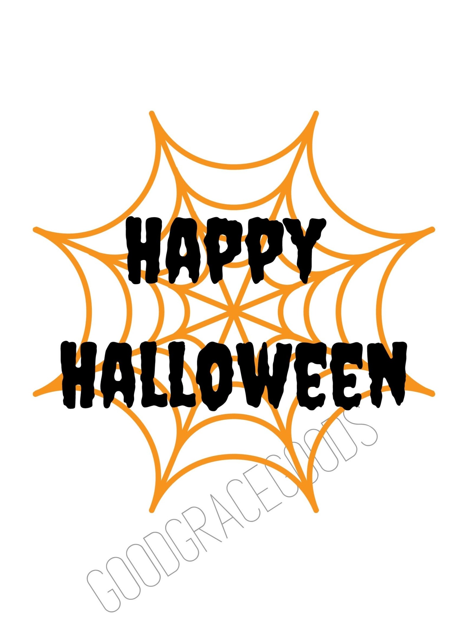 Happy Halloween Sign Printable Halloween Print Halloween Decor Etsy