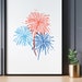 Fireworks 4th of July Printable Fireworks Print USA Fireworks Digital ...