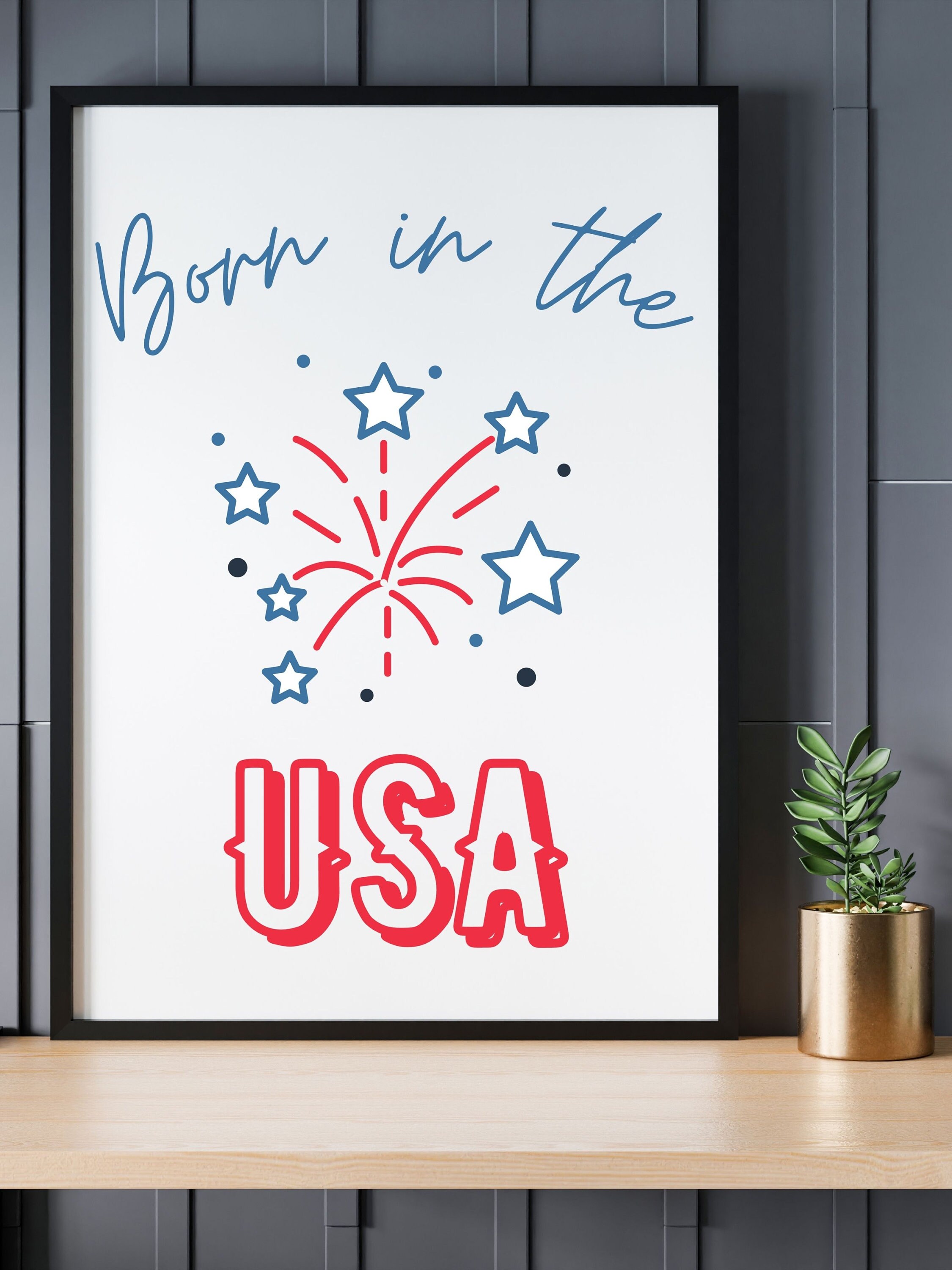 Fourth of July Printable 4th of July Digital Download 4th of July Wall ...