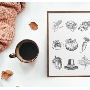 Fall Wall Art Fall Home Decor Thanksgiving Wall Art Thanksgiving Printable Fall Home Decor Printable Instant Digital Download Thanksgiving