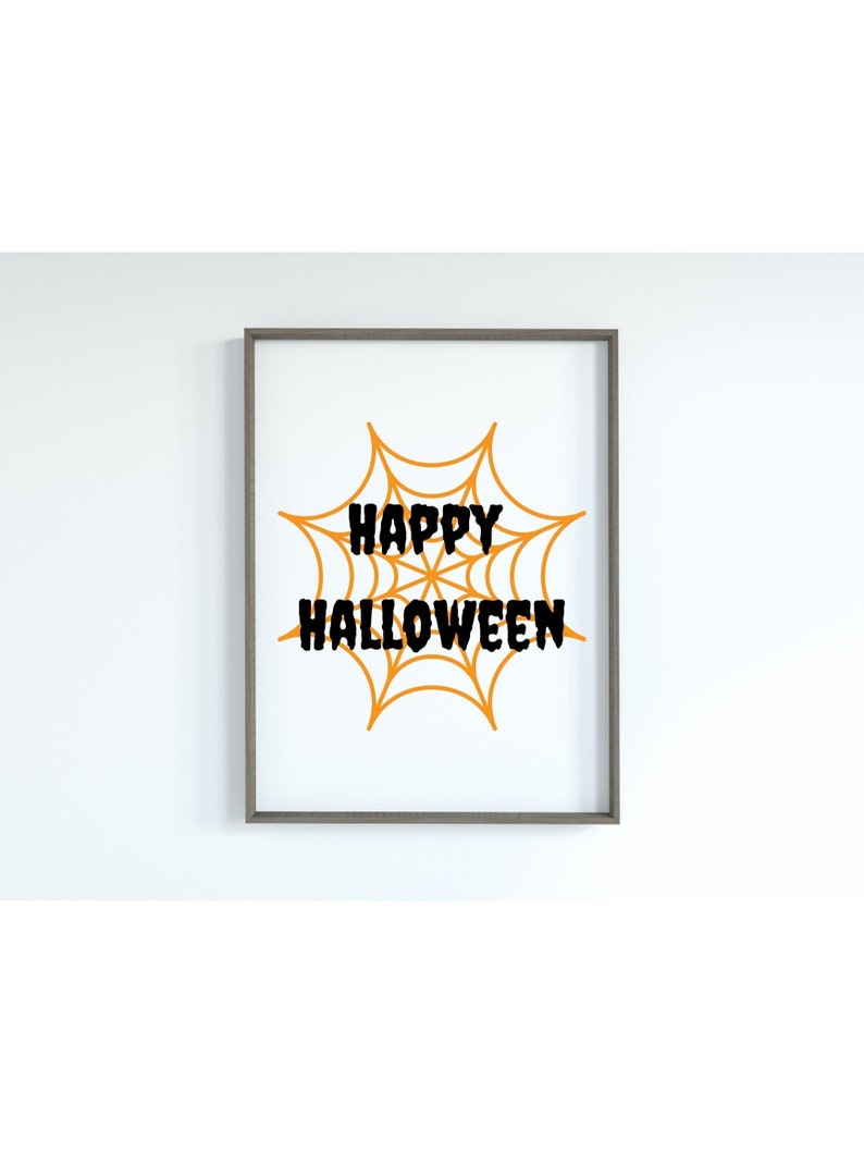 Happy Halloween Sign Printable Halloween Print Halloween Decor ...