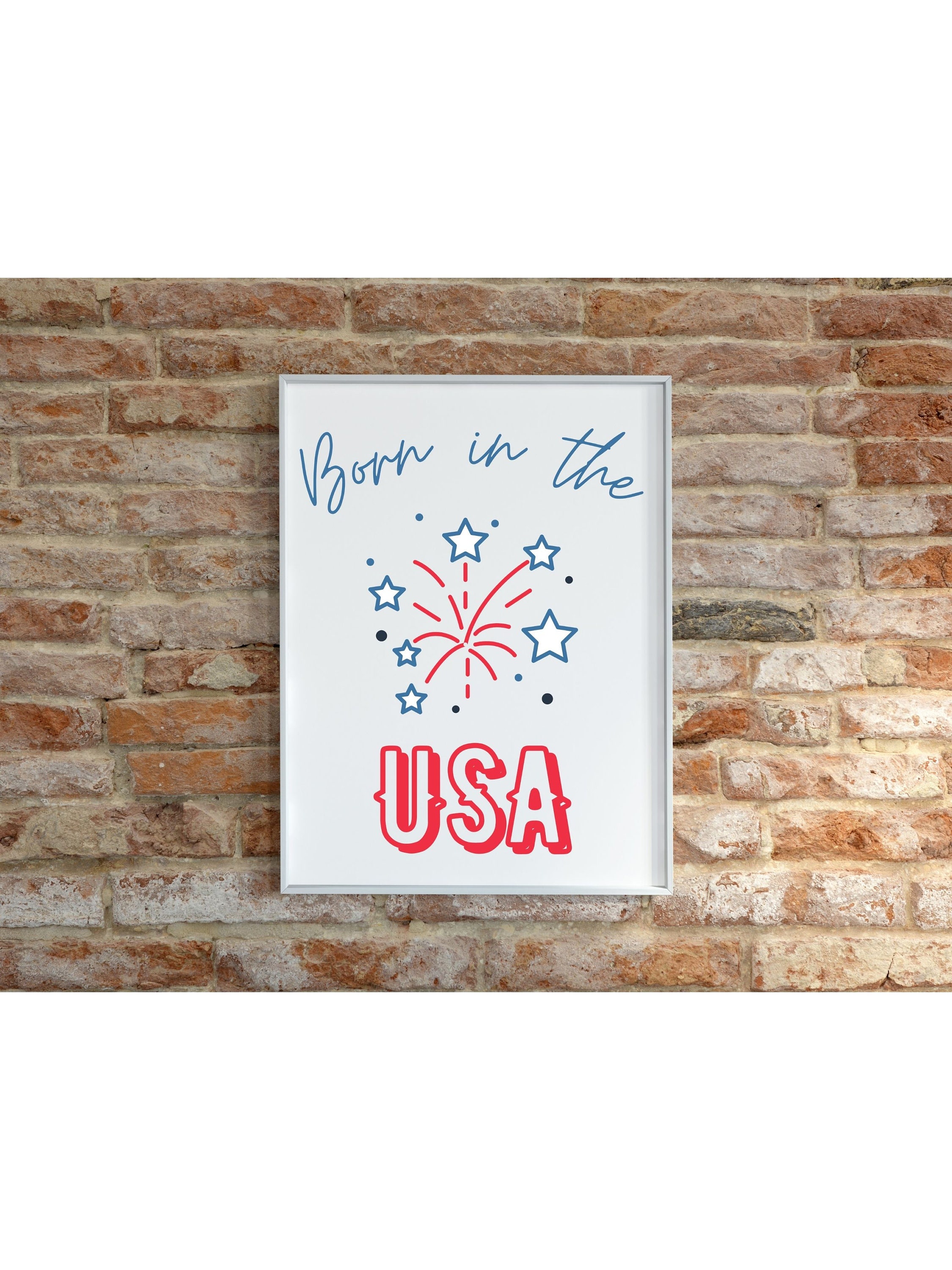 Fourth of July Printable 4th of July Digital Download 4th of July Wall ...