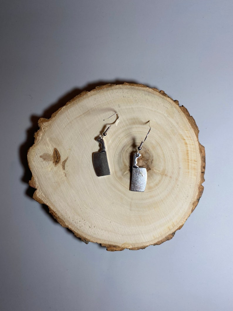 Small Silver Clever Earrings