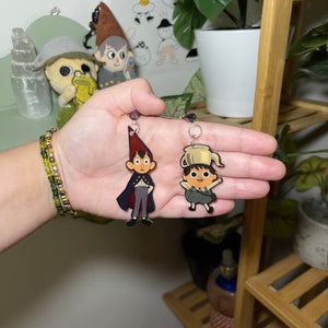 Over the Garden Wall Wirt and Greg Earrings Handmade Hypoallergenic Lightweight One Sided