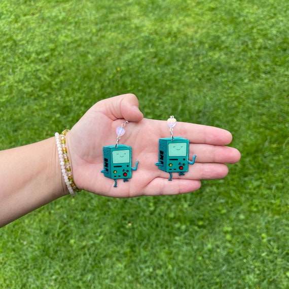 BMO Earrings Handmade Hypoallergenic One Sided