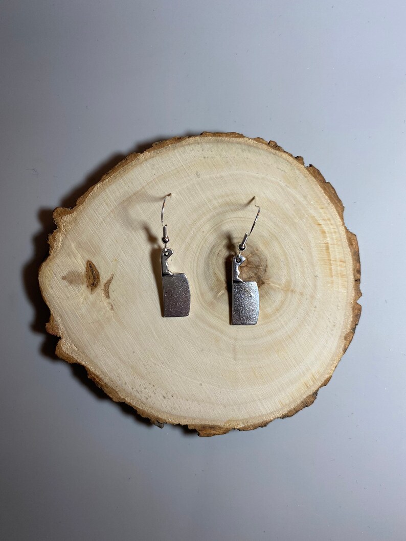 Small Silver Clever Earrings