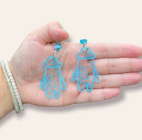 Bubble Earrings Hypoallergenic Handmade