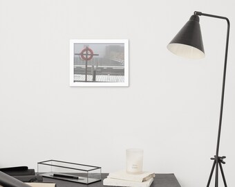 Lifesaver, Battle Harbour, Labrador - Framed photo paper poster