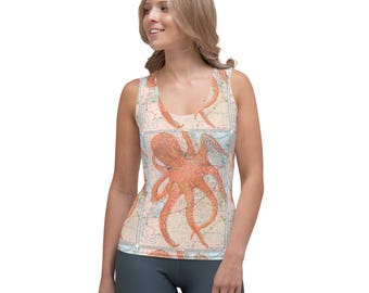 Lots of Octopus Sublimation Cut & Sew Tank Top