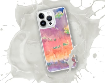 Abstract Grand Canyon Watercolor iPhone Case