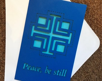 Peace be still Greeting Card