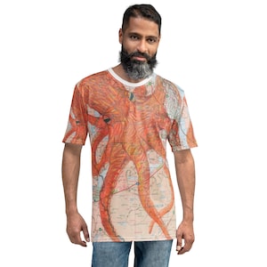 Tacoma Riesen pazifischer Oktopus Herren T-Shirt