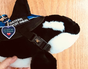 Emotional Support Orca Killer Whale Plush Stuffed Animal Personalized Gift Toy