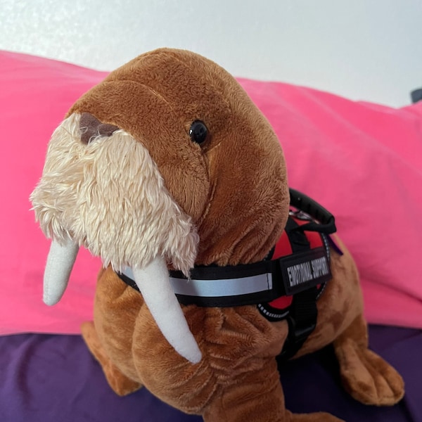 Emotional Support Walrus Plush Stuffed Animal Personalized Gift Toy