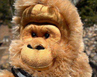Emotional Support Sasquatch Bigfoot Cryptid Stuffed Animal Plushie Toy