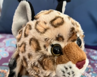 Emotional Support Bobcat Plush Stuffed Animal Personalized Gift Toy