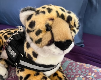 ESSA Cheetah Emotional Support Plush Stuffed Animal Personalized Gift Toy
