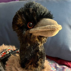 Emotional Support Emu Bird Plush Stuffed Animal Personalized Gift Toy